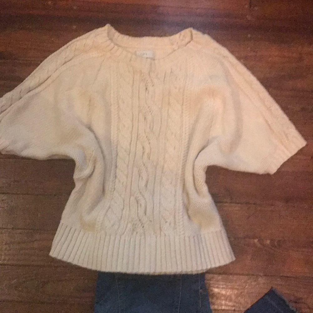 Loft cable knit sweater